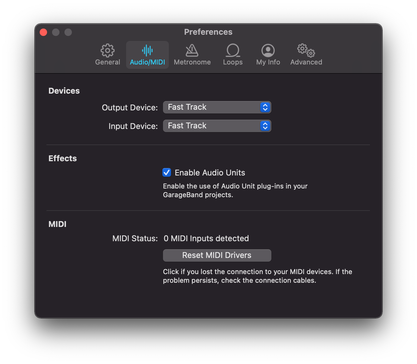 Audio System Unstable Unable to Shutdown Audio Big Sur & Later JamKazam
