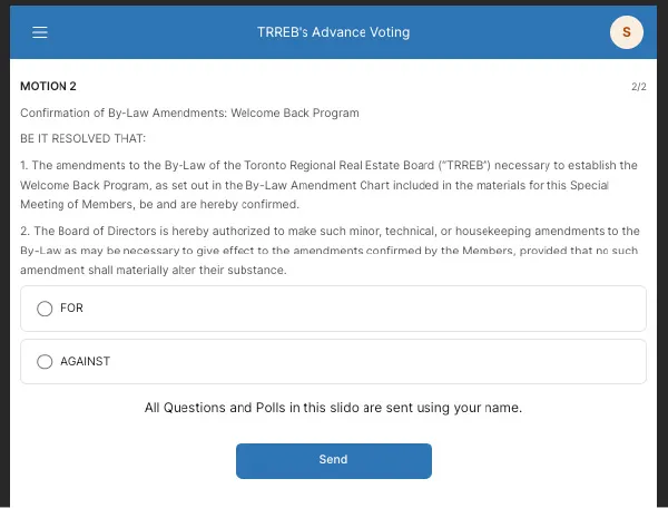 SMoM Advance Voting