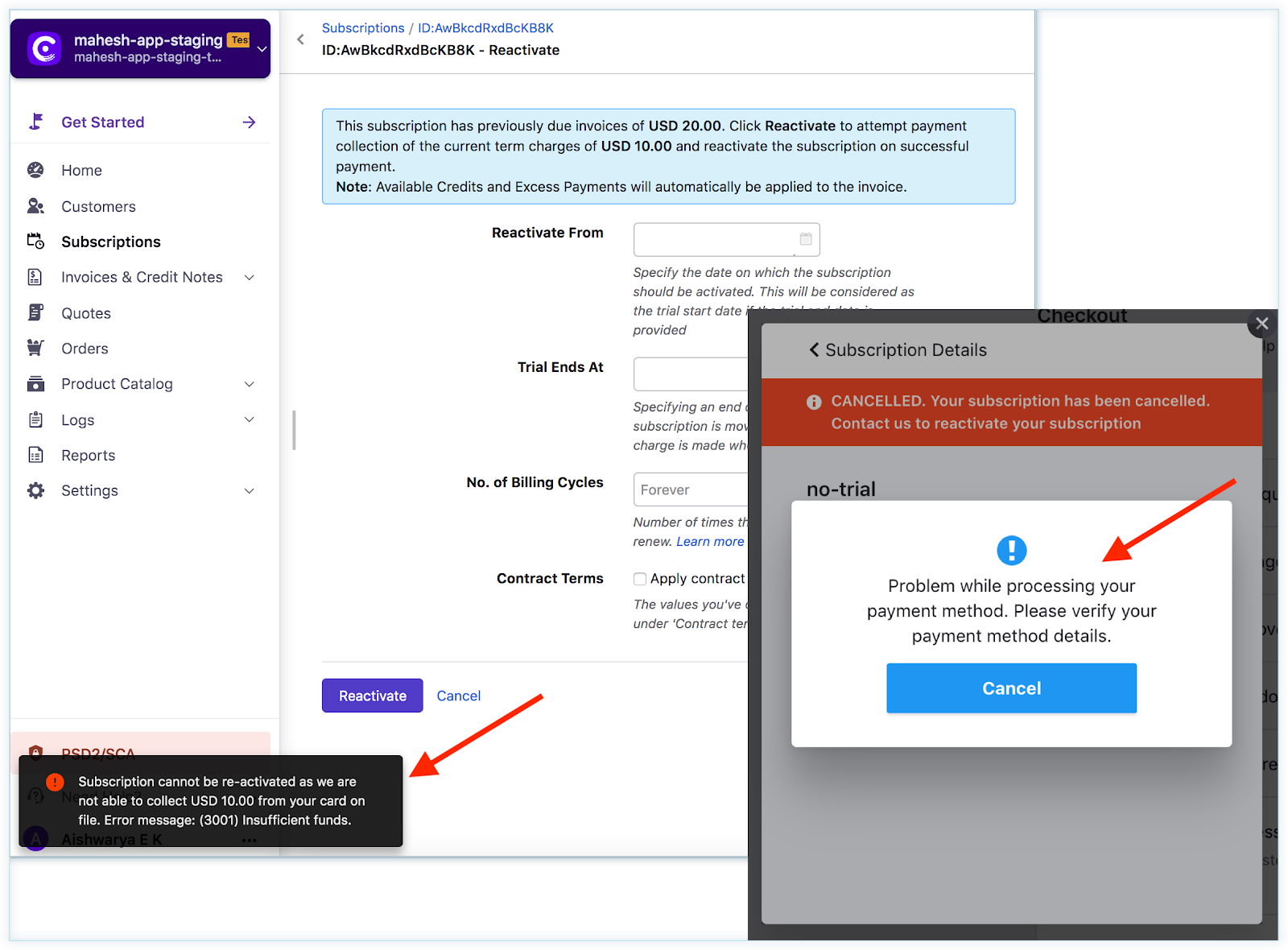 Chargebee Cancel Subscription | Chargebee Setup and Integration ...