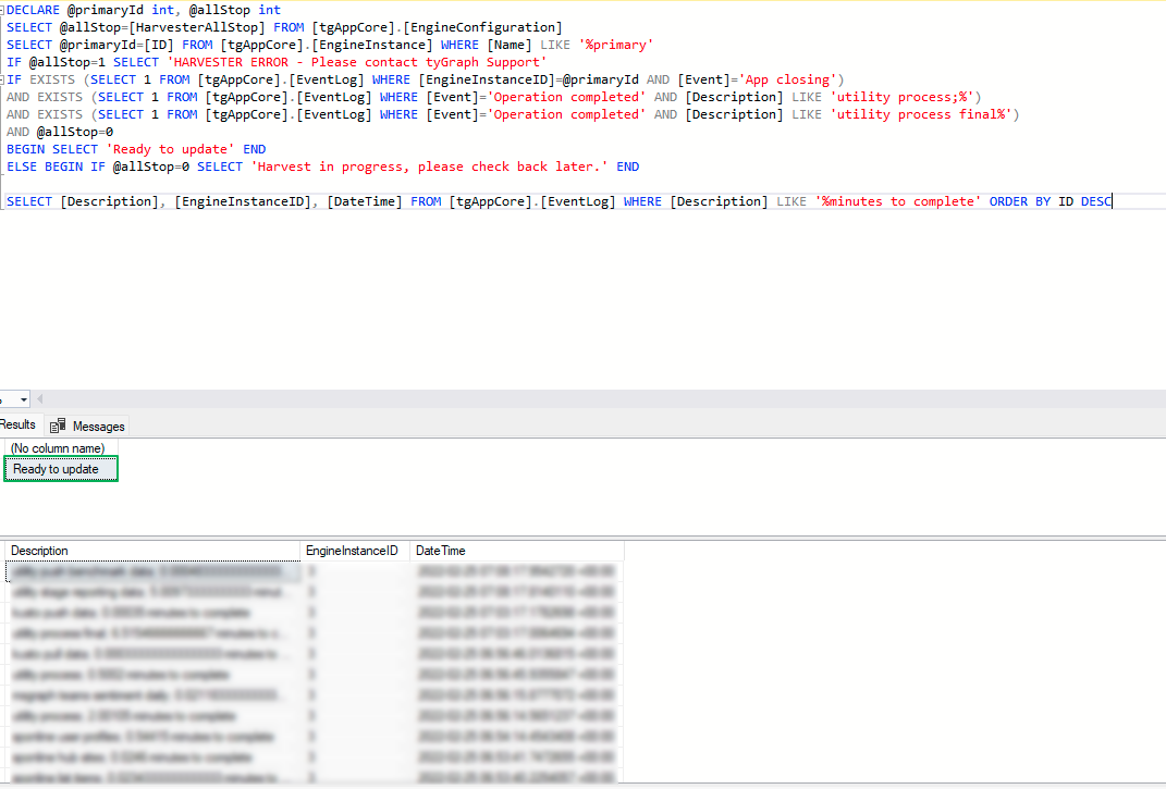 tyGraph Harvester Update 20220223 Support