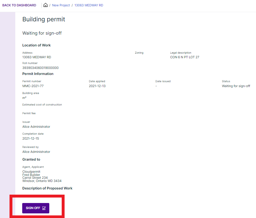 How to digitally sign the building permit before issuance Cloudpermit