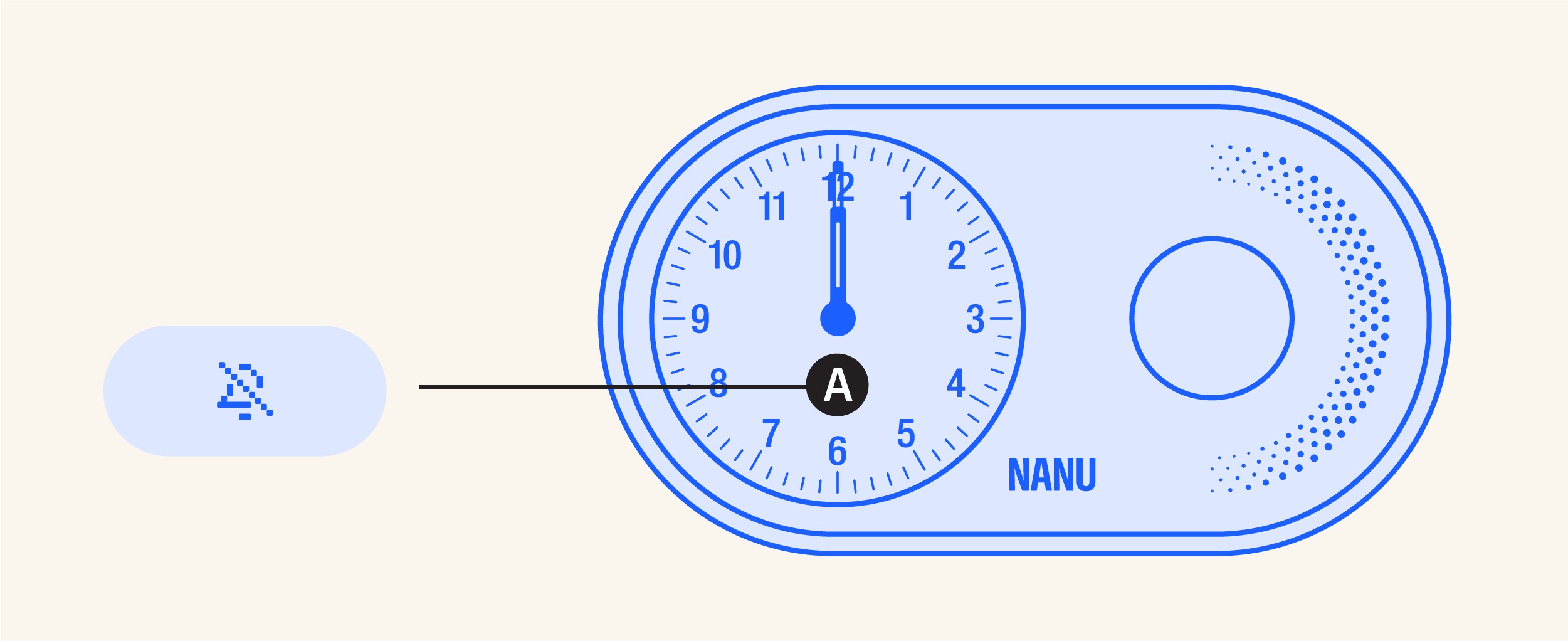 Digital Display shows crossed out bell icon