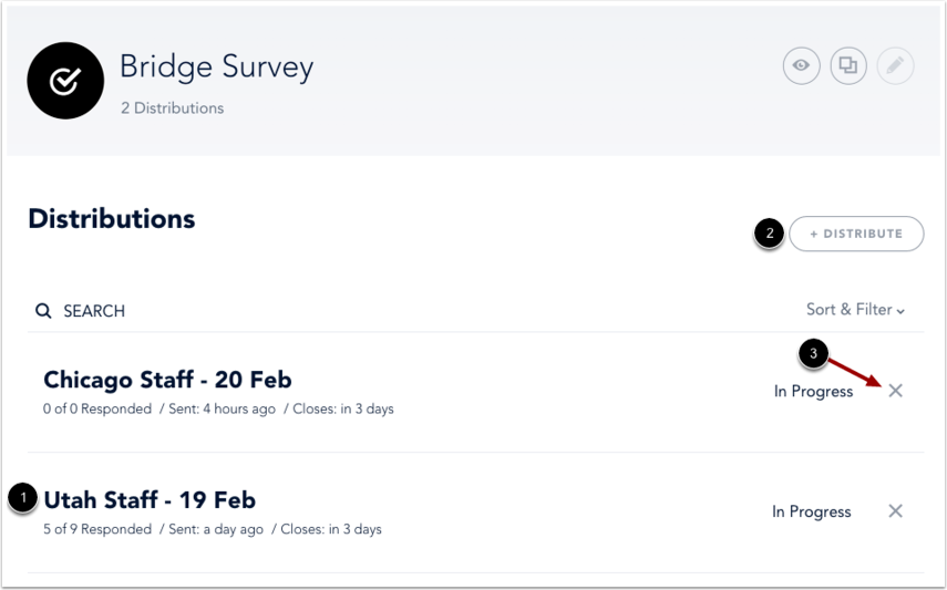 Manage Distributions