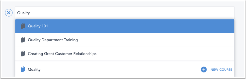 Find or Create Course