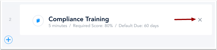 Remove Course