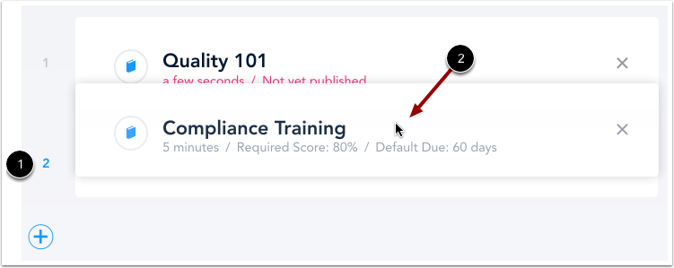 Reorder Courses