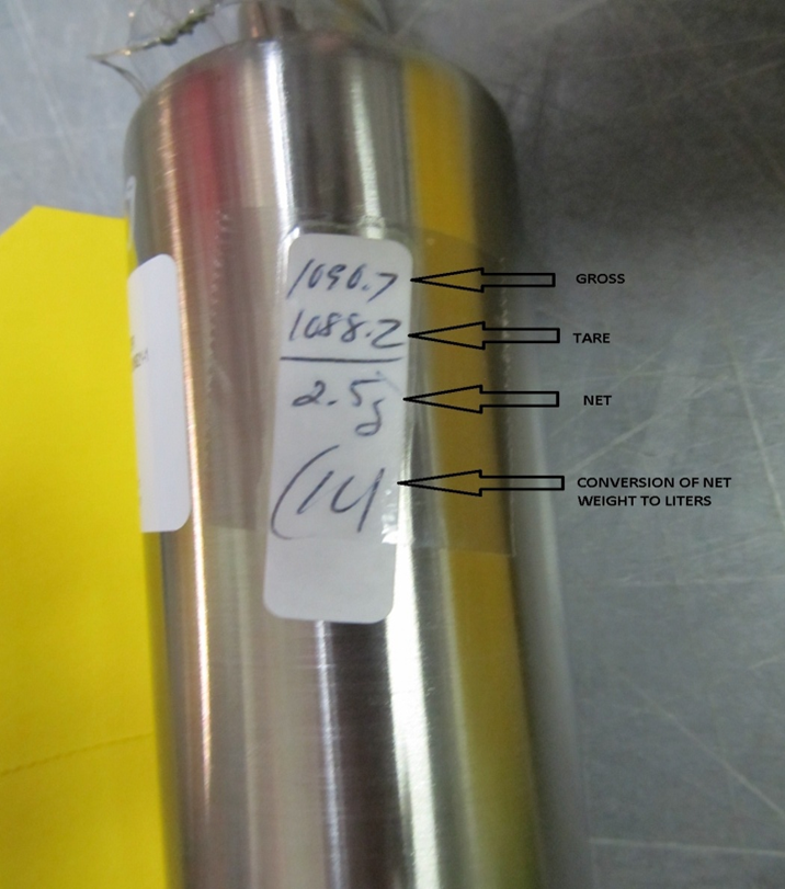 Gas Cylinder Weights Cambridge Isotope Laboratories