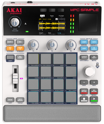 A white electronic device with buttons and knobs 
AI-generated content may be incorrect.