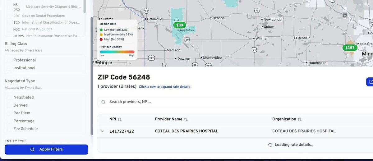 Step 15: Compare a provider to Medicare