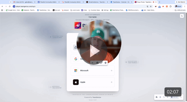Getting Started With Your Team Genius Player Portal