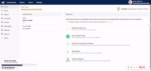 Managing User Permissions in TeamGenius