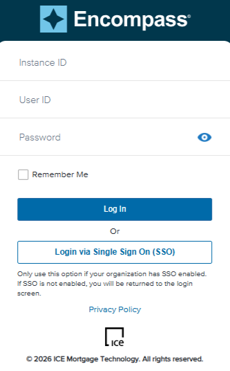 A screenshot of a login Description automatically generated