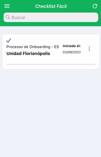 Actualizar checklist