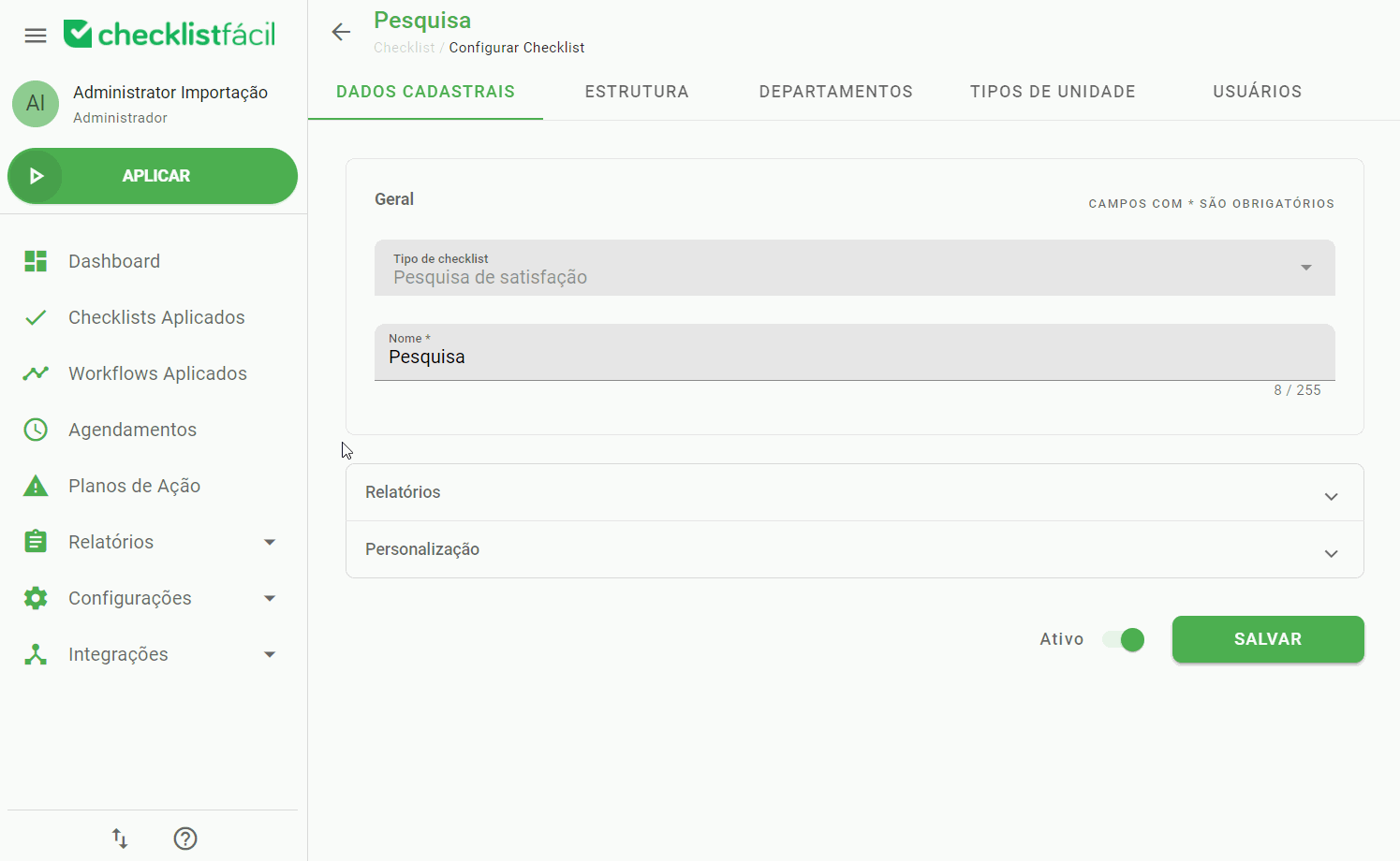 Gif Configuração Dados Cadastrais