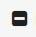 A minus sign in a little black box.