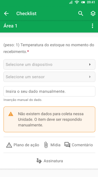 Campo bloqueado mobile