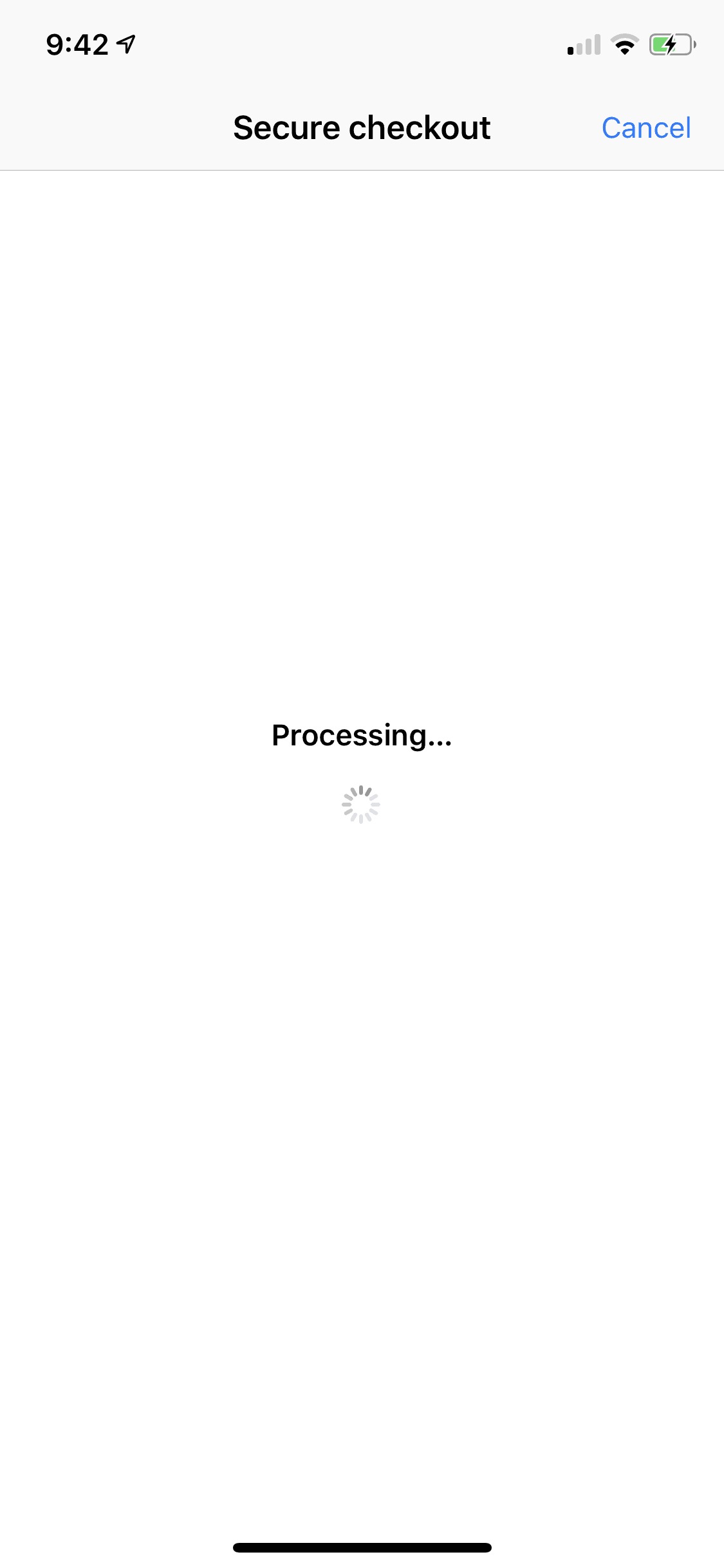 Loading screen