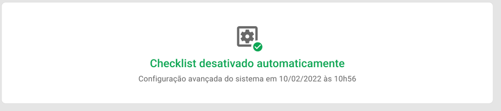 Exemplo de histórico