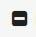 A minus sign in a little black box.