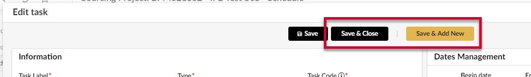 The Save & Add New button and the Save & Close button.
