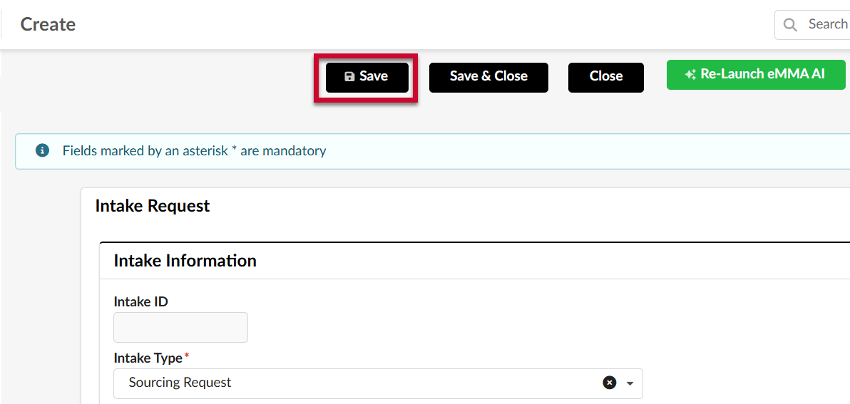 Called out Save button