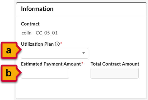 Annotated Information section