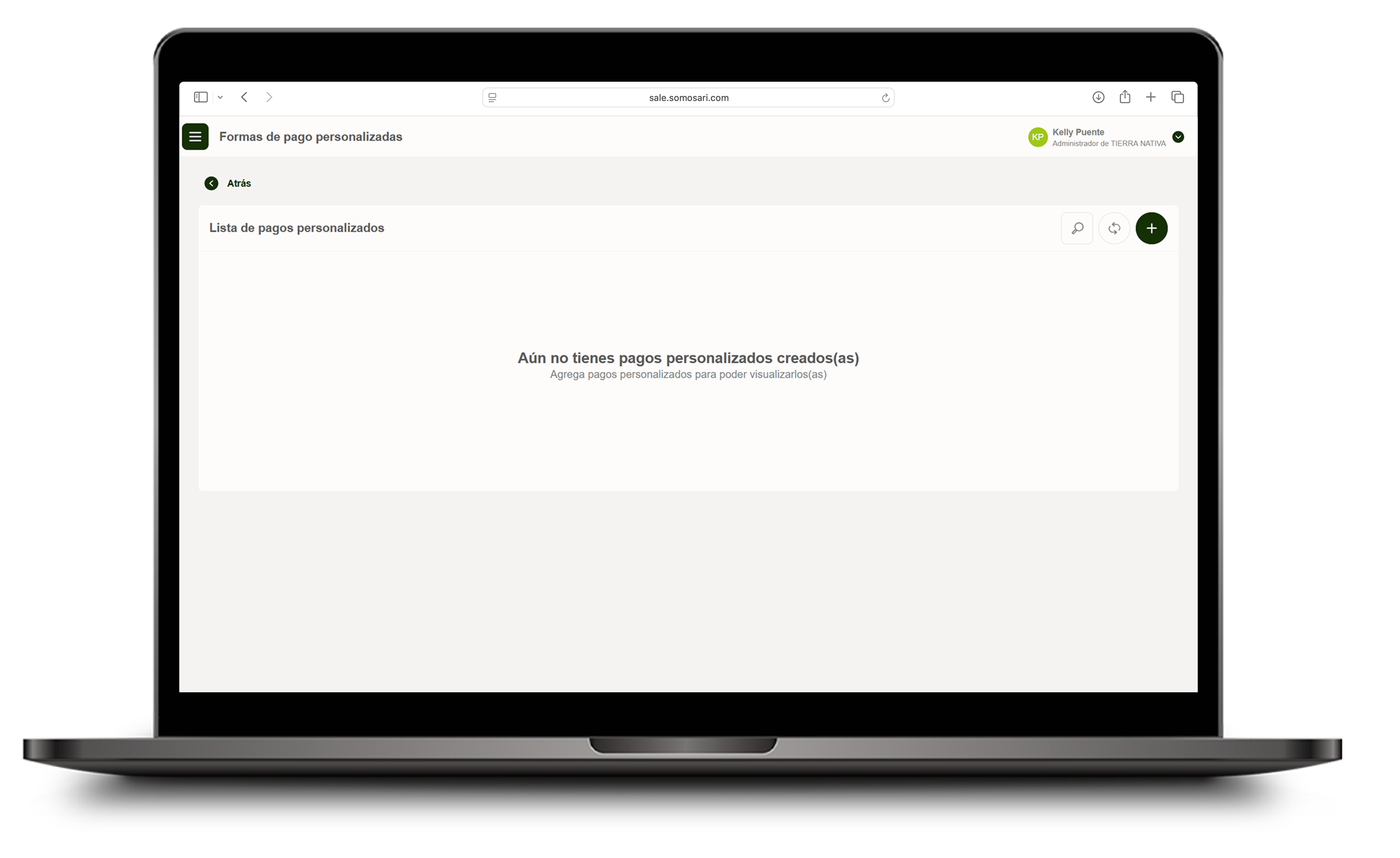 Módulo de formas de pago personalizadas