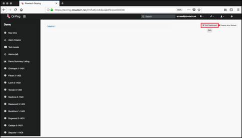 Edit Dashboard
