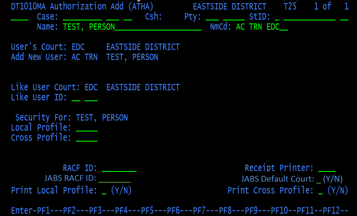 Update JIS User Security for the enhanced security in JABS (2014) eService Center