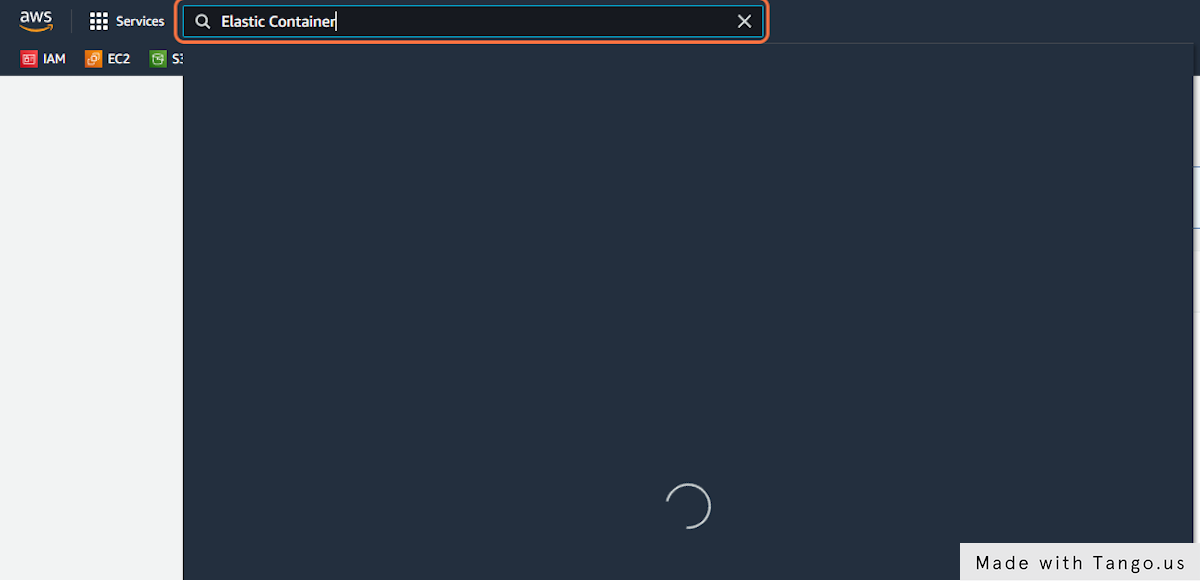 Type "Elastic Container"