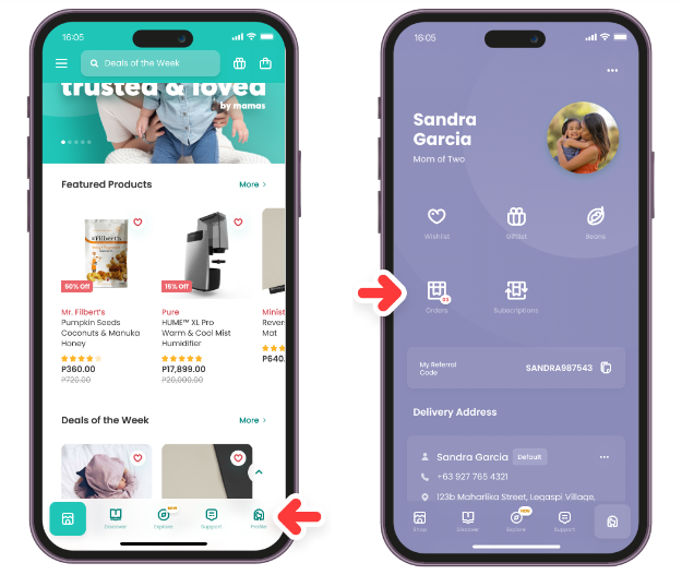 How do I check my orders? edamama