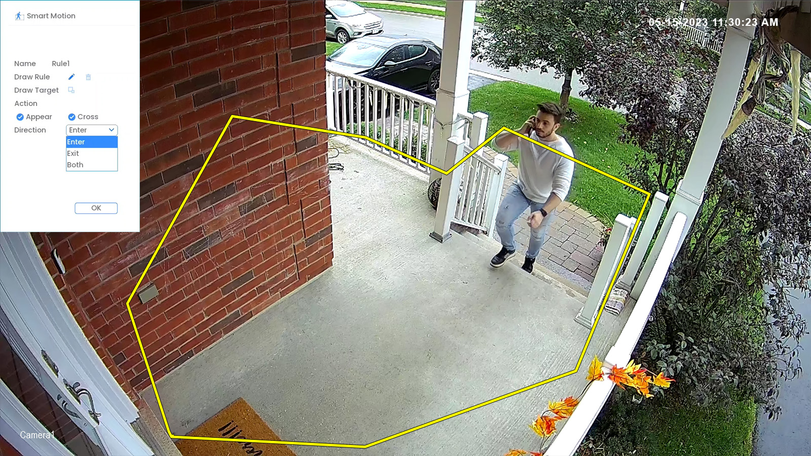 Drawn Smart Motion Zone