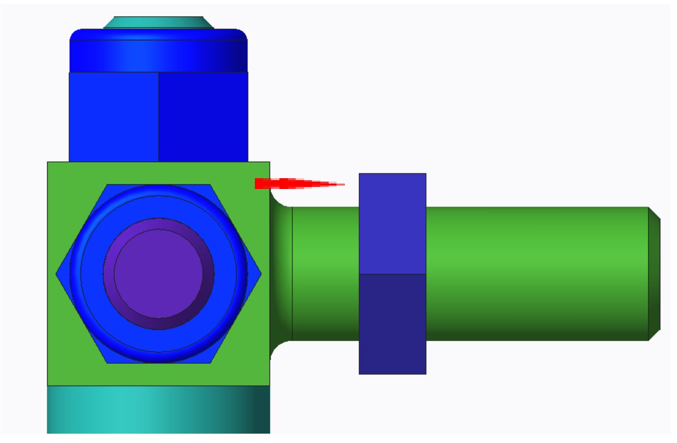 Step 3 — Cap Nut & M12 Measurement (Right)
