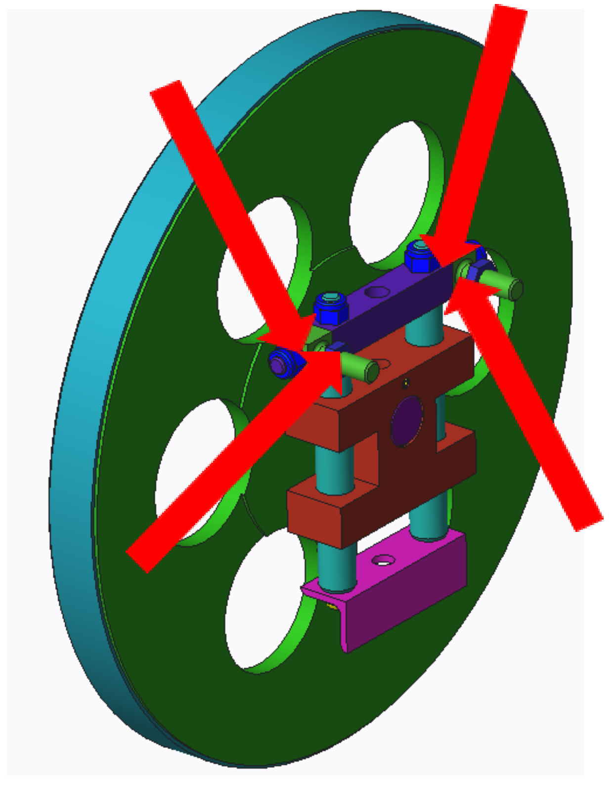 Step 4 — New Upper Wheel Assembly Installation