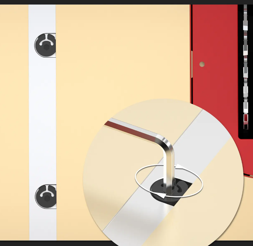 MG-36PRO newly designed cam adjusters