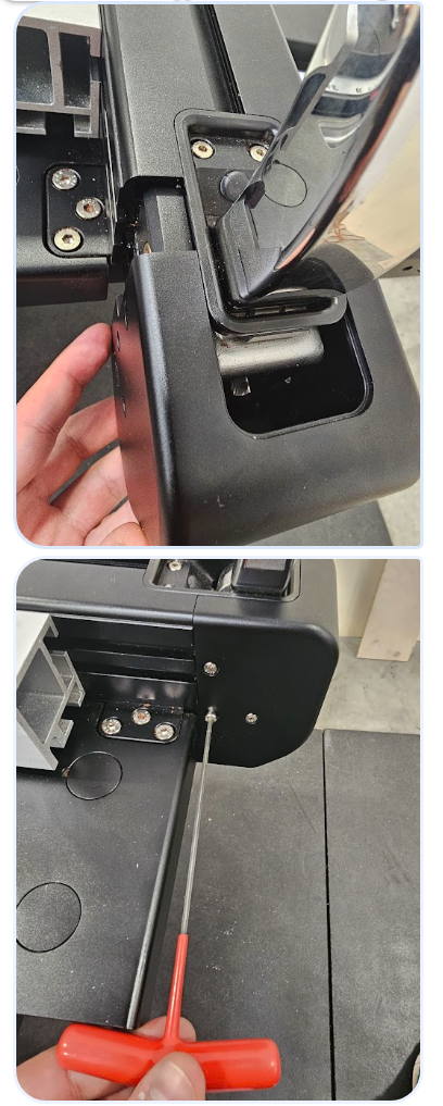 Set screw tightened and outer shell reinstalled