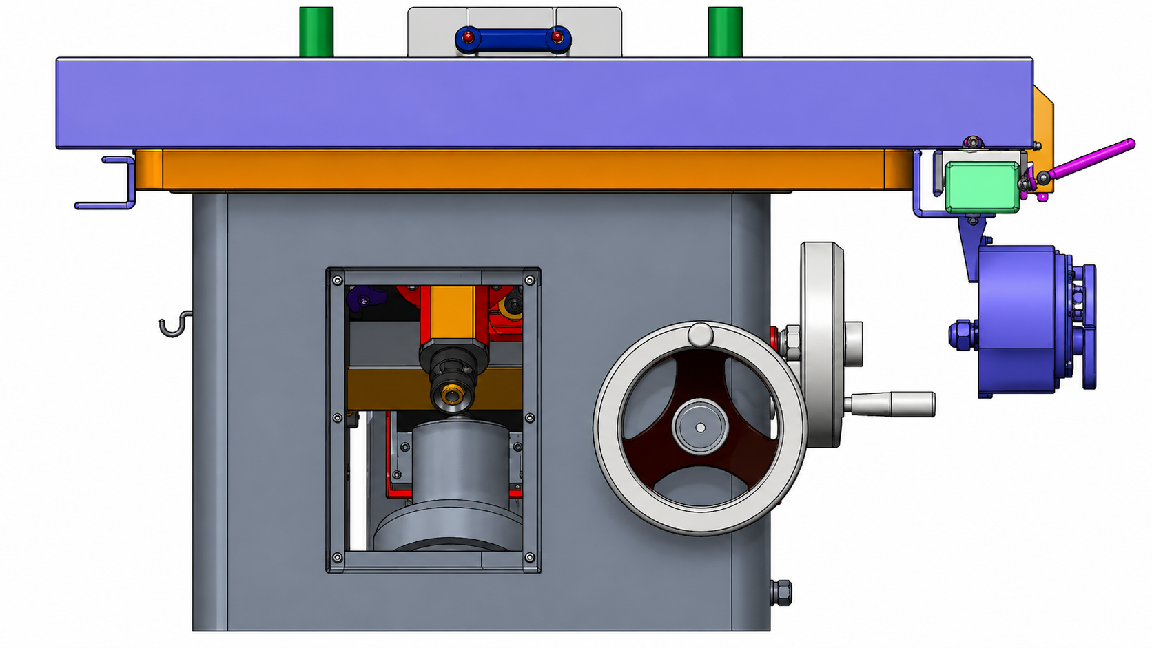Step 2a - belt detension, lock nut and washer removal