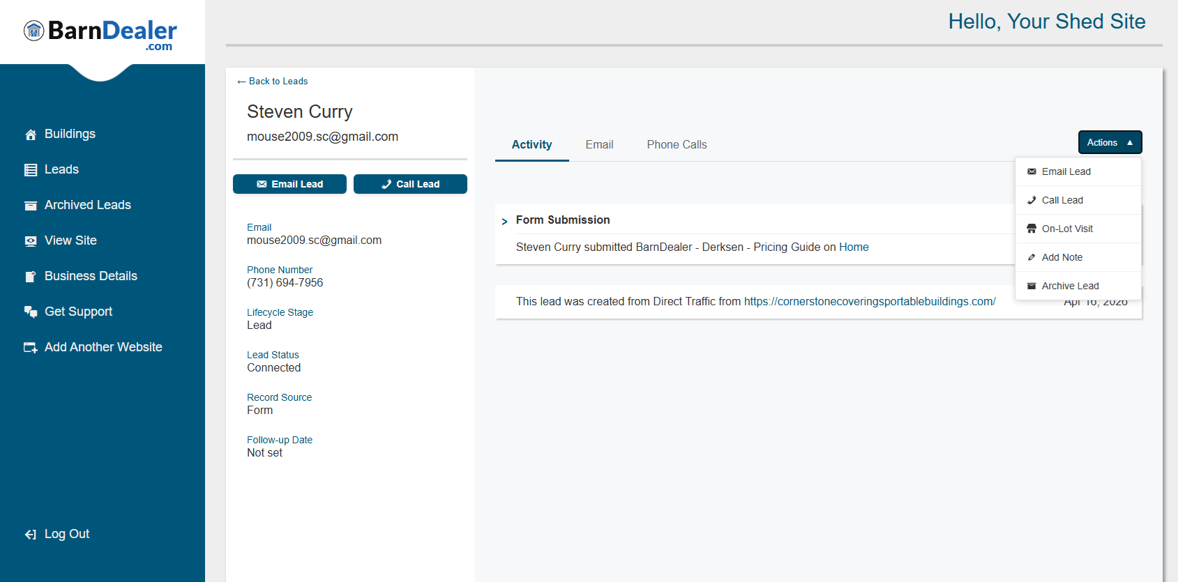 Archive And Retrieve Leads