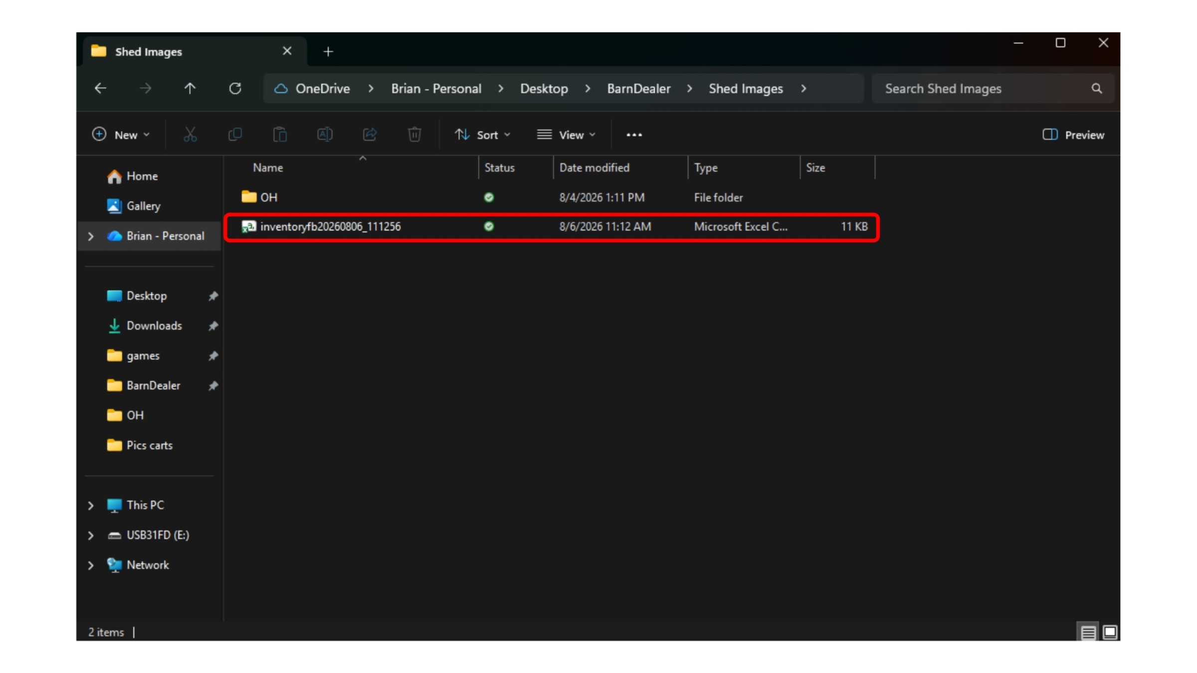 Selecting the CSV File