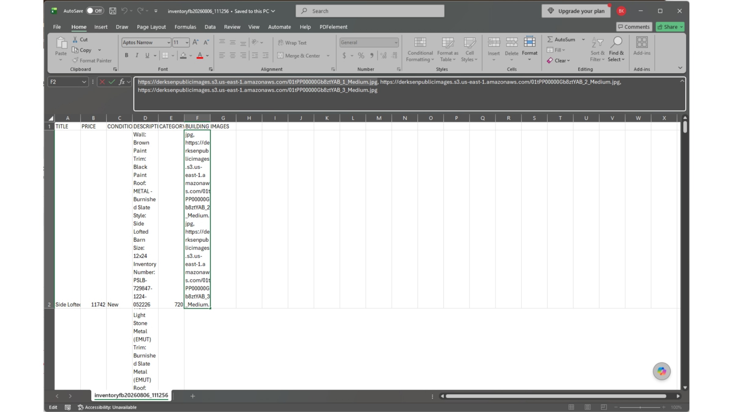 Extracting Image URLs from CSV