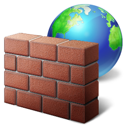 ícone Windows Defender Firewall com Segurança Avançada