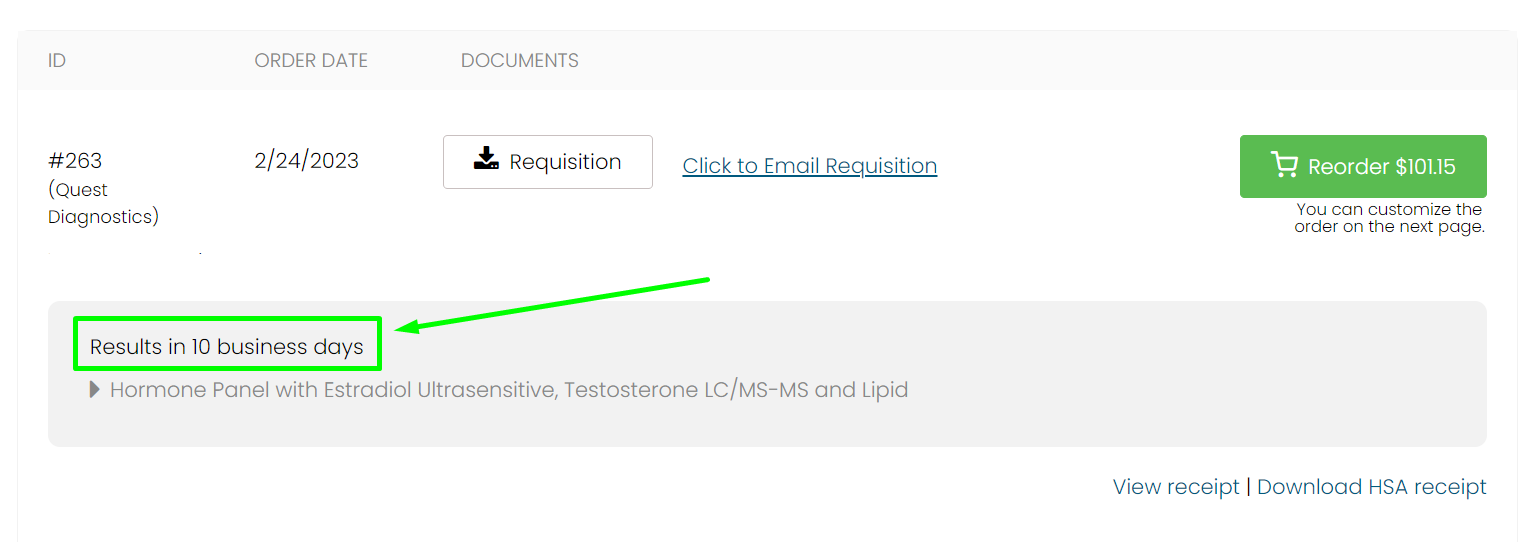 When will my results be available? Private MD Labs