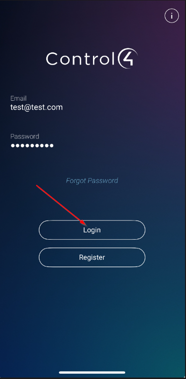 A screenshot of a login screen

Description automatically generated