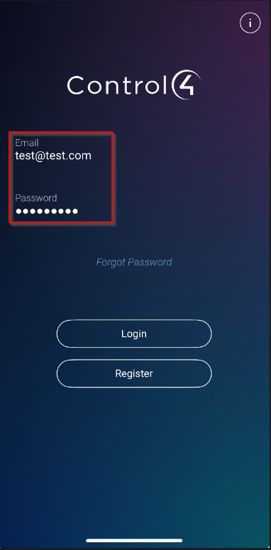 A screenshot of a login screen

Description automatically generated