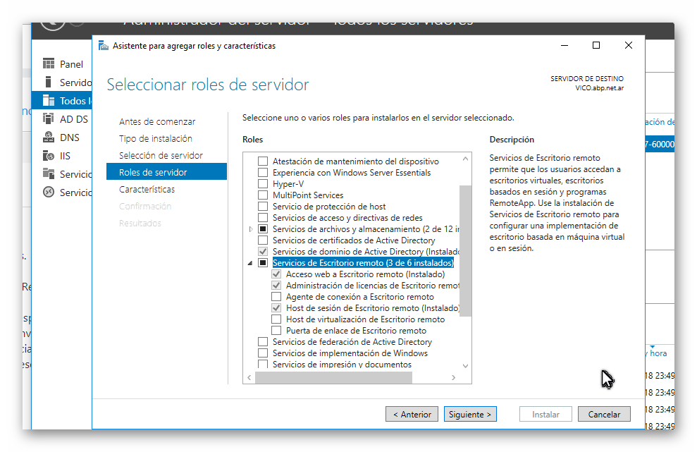 Cuota confesar A la meditación Activar Escritorio Remoto. : .