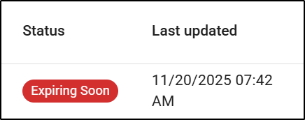 Manage Goals Tab Example