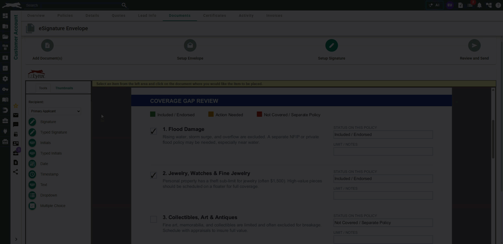 Demo of setting up a Dropdown field's options: typing text into the Display text field, clicking Add for more options, choosing a Display as value for each one, then clicking Save to create the field.