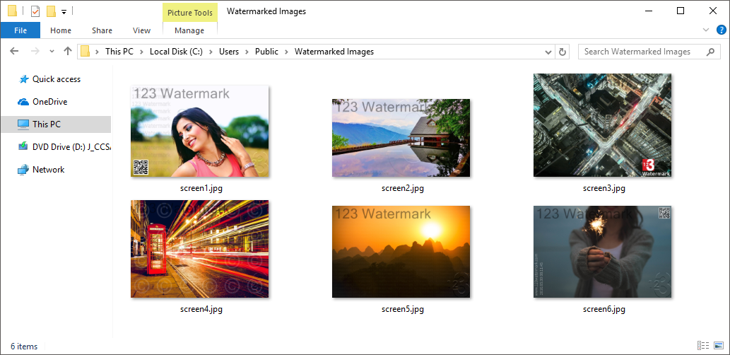 123 Watermark Walkthrough Creating your first watermarked images