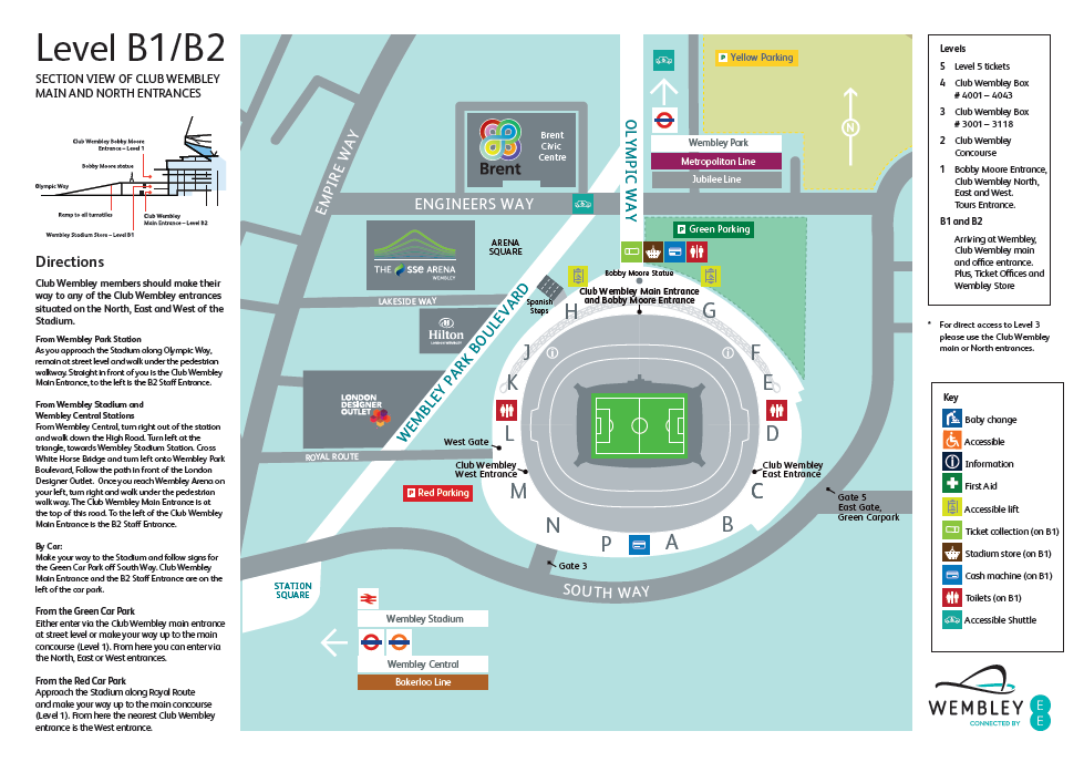 Wembley Arena Parking Map What Accommodation / Hotels are near Wembley? : Wembley Support Portal