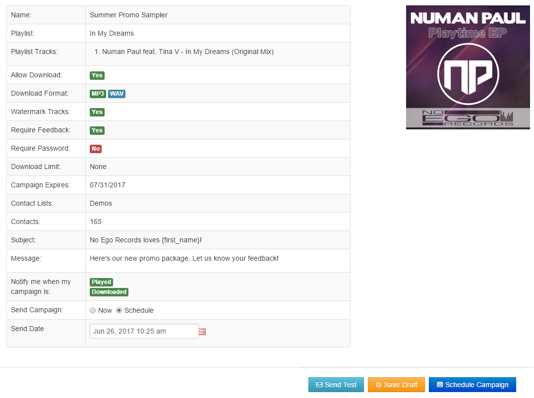 Starting Your First Campaign DropTrack